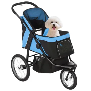 Carrito para Perros Medianos 111x58x107 cm