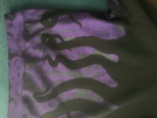 Felpa Octopus uomo nera e viola