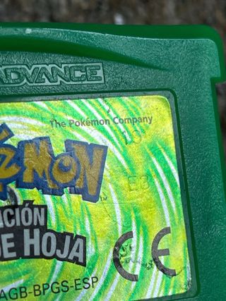 Pokémon Verde Hoja Game Boy Advance