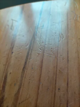 Mesa redonda pino extensible