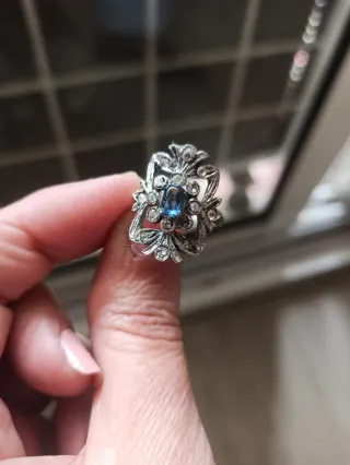 Anillo antiguo plata