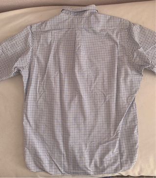 Camisa Ralph Lauren cuadros azul y blanco Talla XL