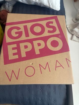 Zapatillas Mujer Azul y Dorado Talla 40