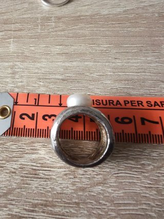 Anillo Tous Duna Plata Perla.