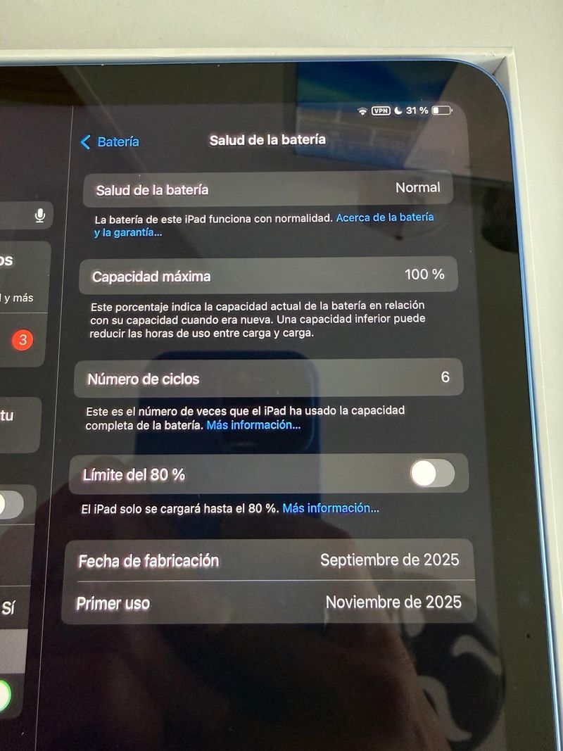 iPad 11 Azul chip A16. 128gb afbeelding 4
