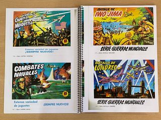 Catálogo Sobres MONTAPLEX Muestrario Nº 4 años 70