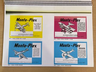 Catálogo Sobres MONTAPLEX Muestrario Nº 4 años 70