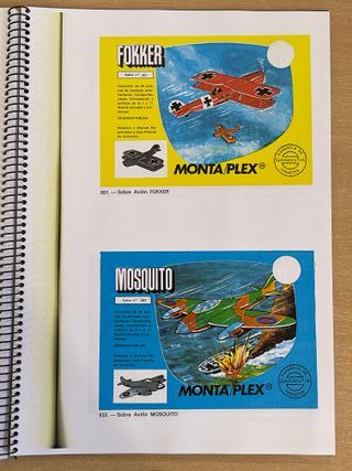 Catálogo Sobres MONTAPLEX Muestrario Nº 4 años 70