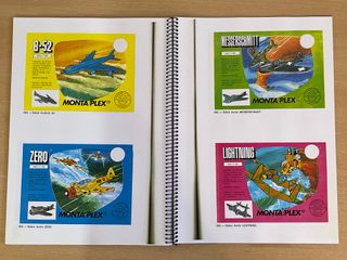 Catálogo Sobres MONTAPLEX Muestrario Nº 4 años 70