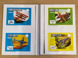 Catálogo Sobres MONTAPLEX Muestrario Nº 4 años 70