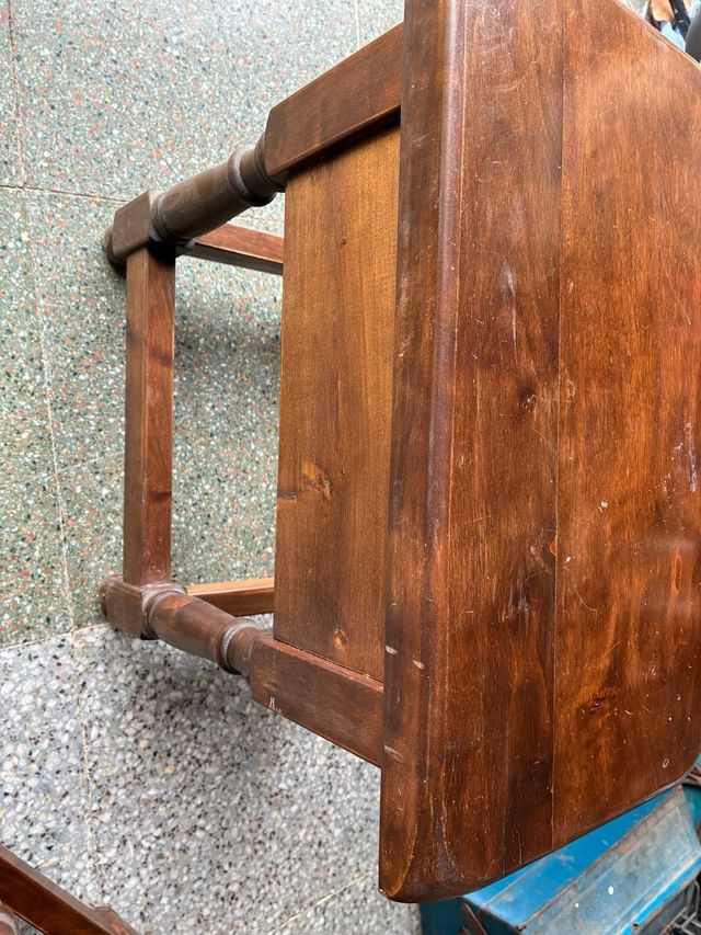 2 Mesitas de Noche Rústicas Madera