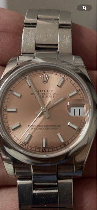 Rolex Oyster Perpetual Reloj Rosa