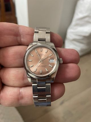 Rolex Oyster Perpetual Reloj Rosa