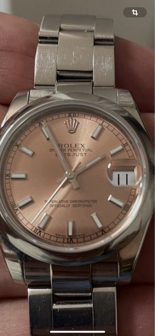 Rolex Oyster Perpetual Reloj Rosa