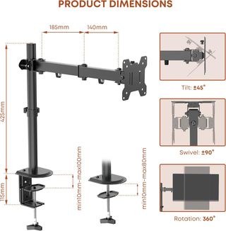 Soporte de mesa para monitor