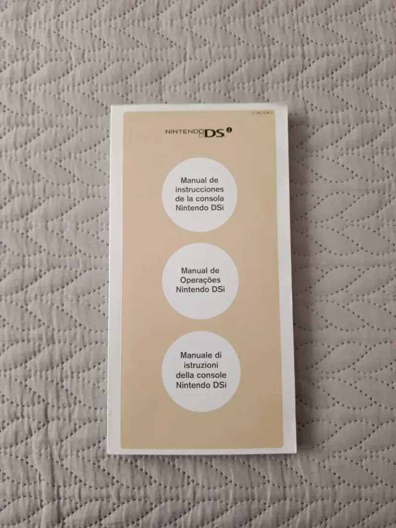 Manual Nintendo DSi (Español, Portugués, Italiano)