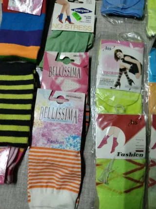 Calzini e gambaletti donna lycra taglia unica