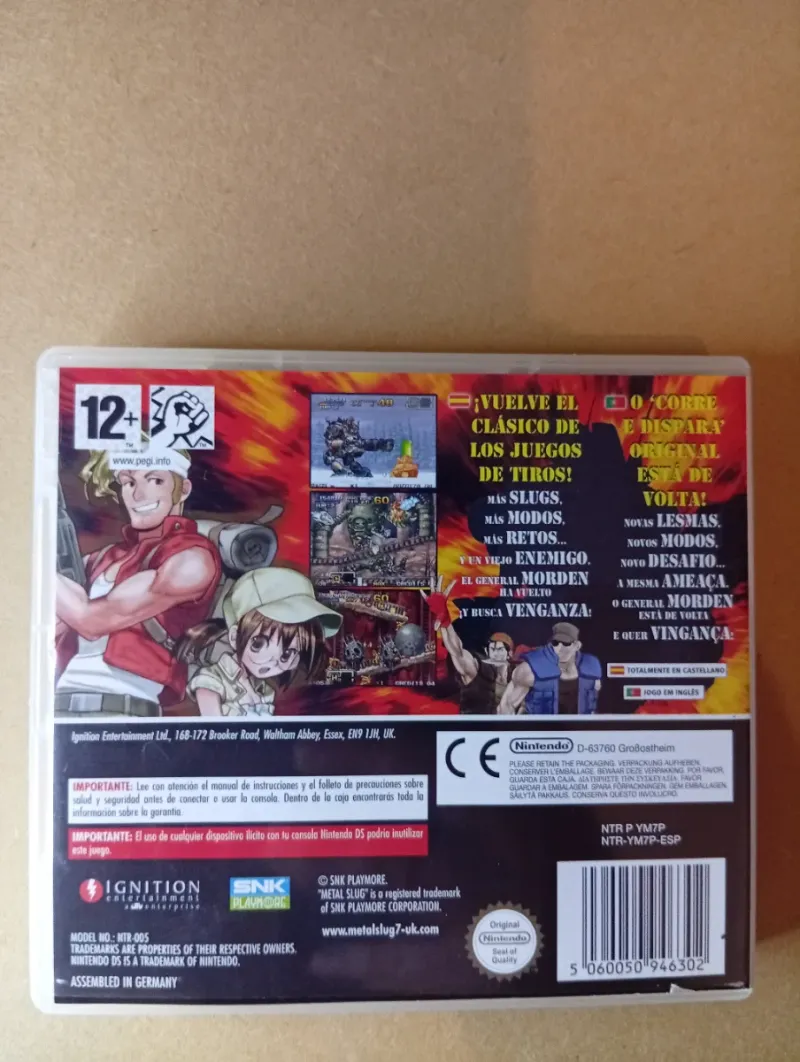 Metal Slug 7 NDS (Caja vacía)) afbeelding 2