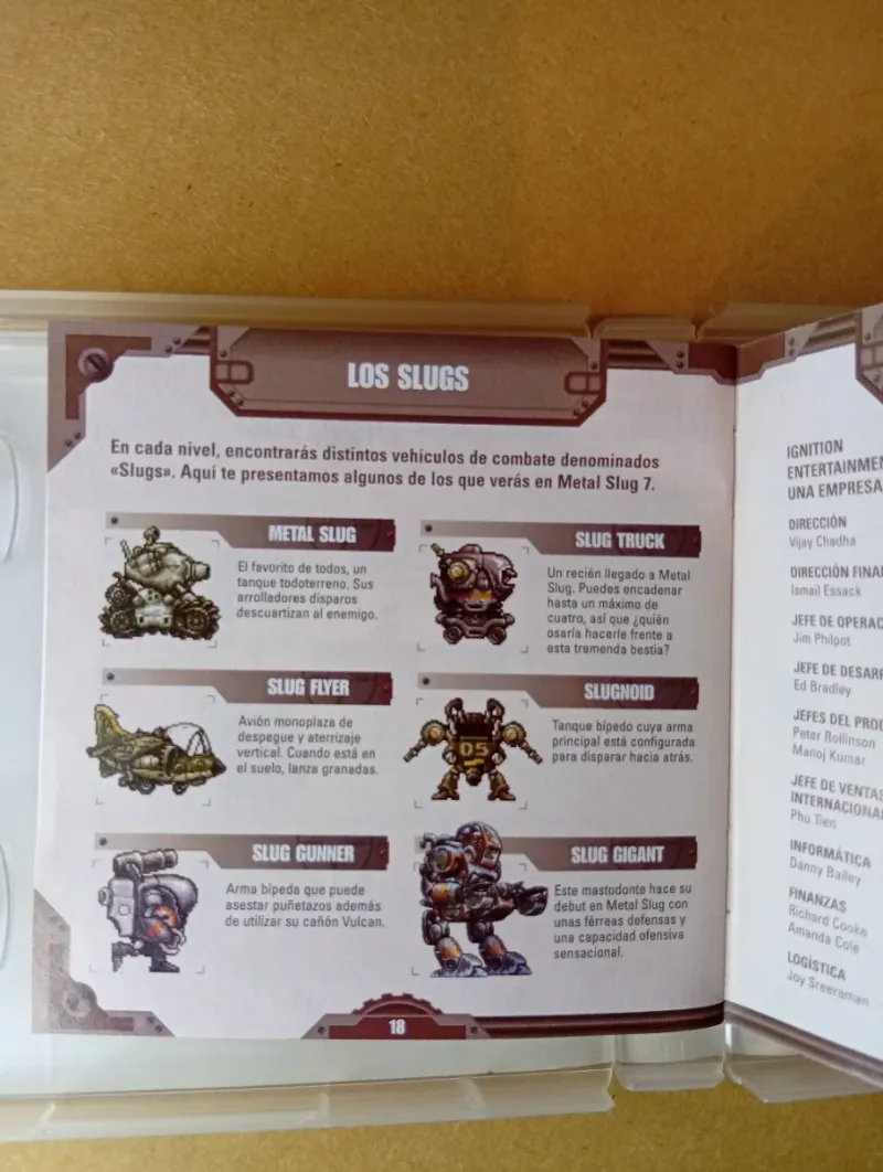 Metal Slug 7 NDS (Caja vacía)) afbeelding 5