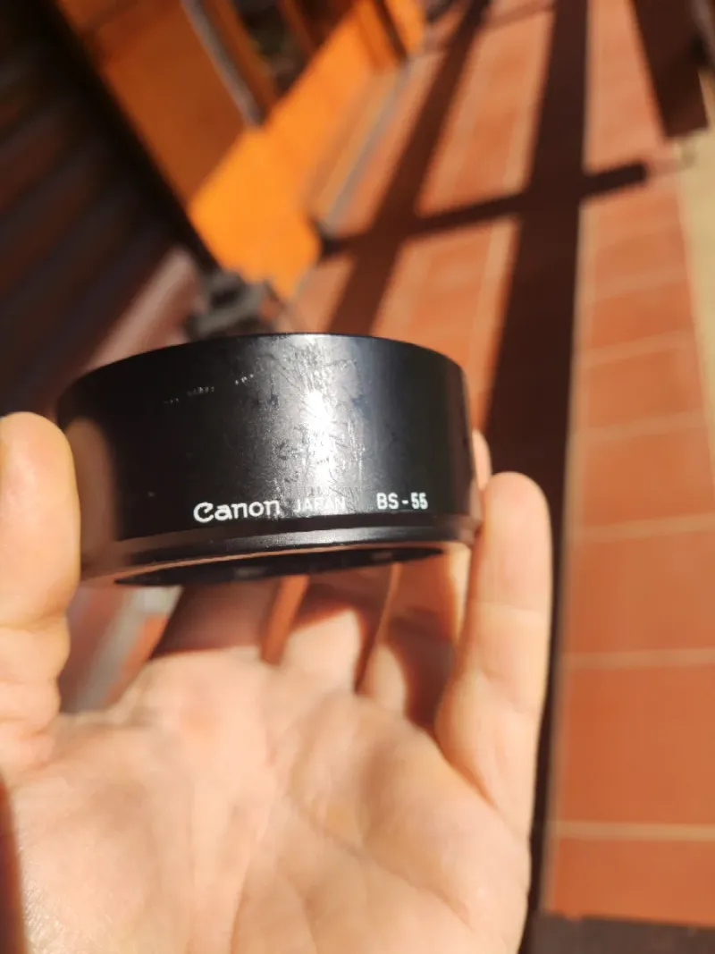 Tapa-sol para lente Canon BS-55 afbeelding 2