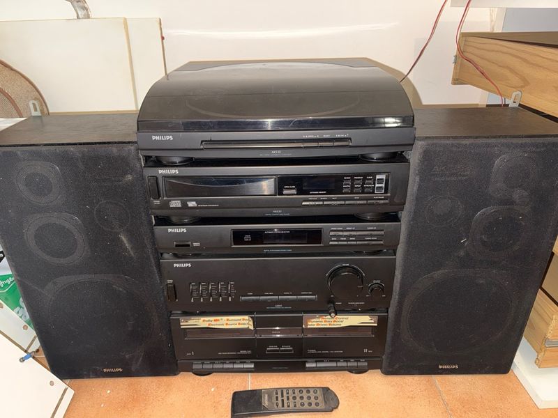 equipo de musica antiguo philips