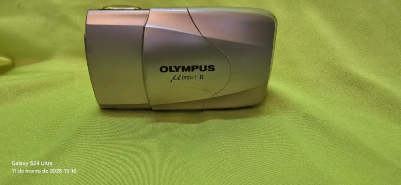 Olympus Mju-II Cámara Compacta Beige afbeelding 2