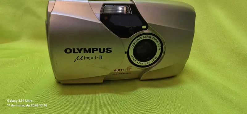 Olympus Mju-II Cámara Compacta Beige afbeelding 3