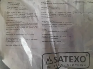 Traje de Agua SATEXO