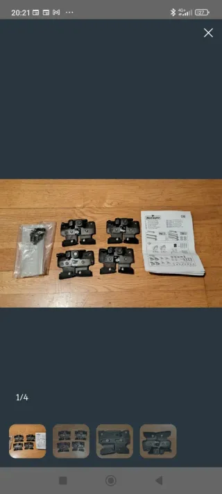 Baca para coche con 3 porta bicis.