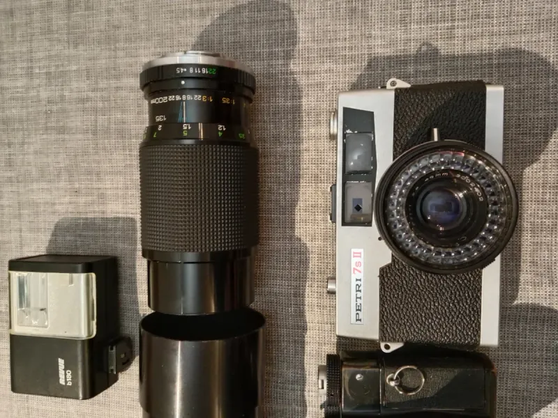 Lote Cámaras Petri, Revue, Zenit Vintage afbeelding 3