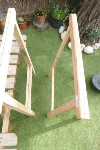 2 Caballetes XXL de Madera