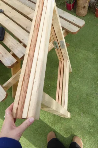 2 Caballetes XXL de Madera