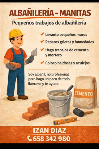 Albañilería y Manitas: Pequeños trabajos