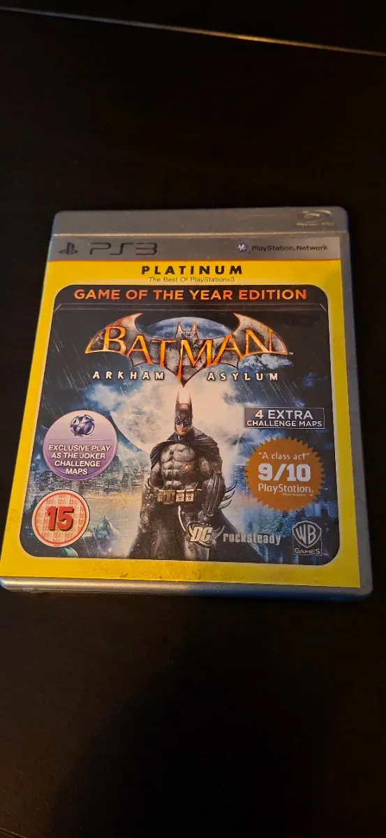 Juego ps3 Batman Arkham Asylum GOTY en CASTELLANO.