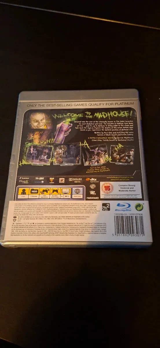Juego ps3 Batman Arkham Asylum GOTY en CASTELLANO. afbeelding 2
