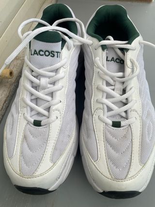 Zapatillas Lacoste Blancas y Verdes