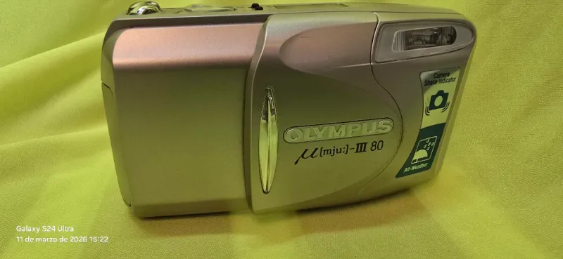 Olympus mju III Zoom 80 Cámara Compacta Beige afbeelding 6