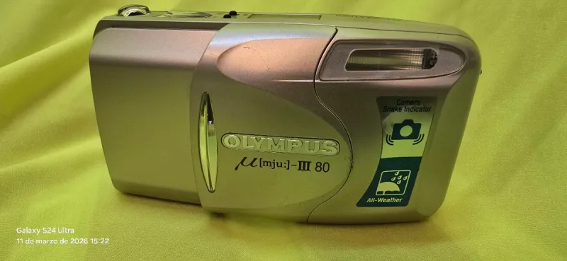 Olympus mju III Zoom 80 Cámara Compacta Beige afbeelding 7