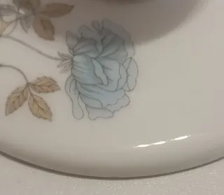 Candelabro Wedgwood Ice Rose Porcelana