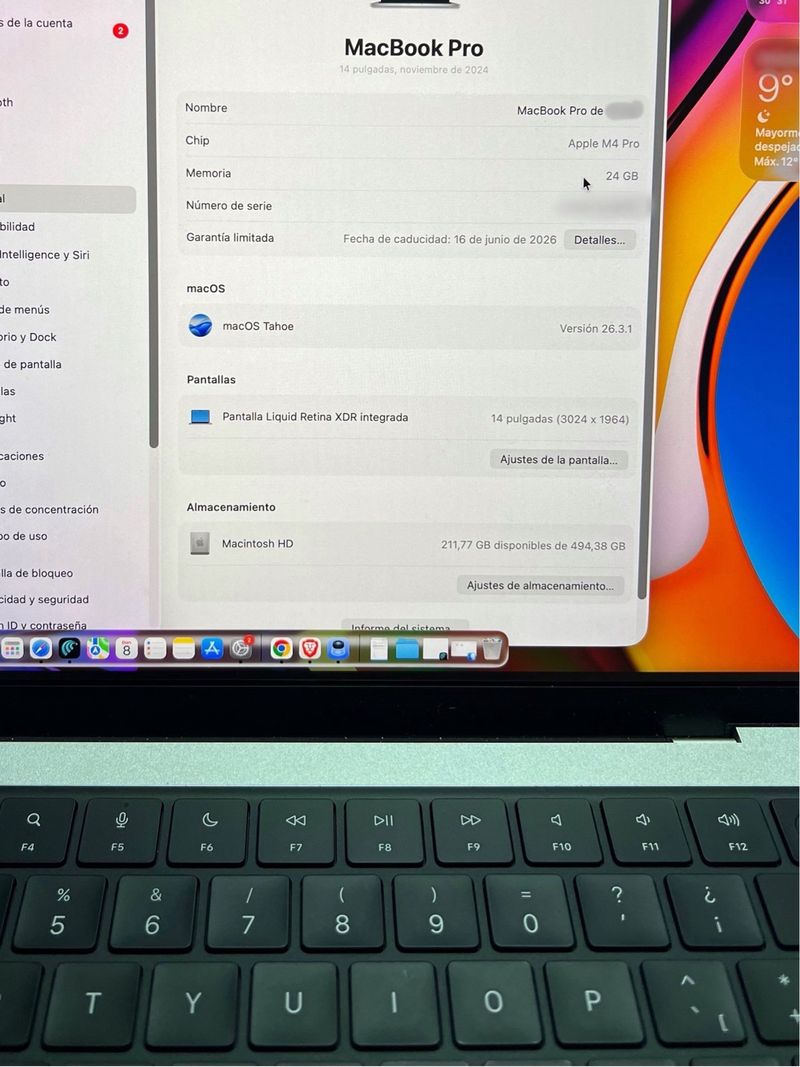 MacBook Pro 14 M4 Pro 24/512 Gris afbeelding 9