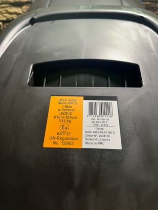 Maxi-Cosi Mica 360 S COLLECTION Isofix Pata apoyo