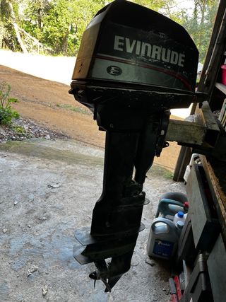 Motor Evinrude 6 CV Cola Larga