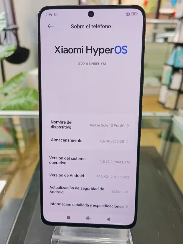 Xiaomi Redmi Note 13 Pro 5G Negro 8GB RAM afbeelding 3