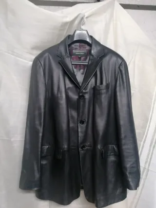 Chaqueta de piel tipo blazer Springfield