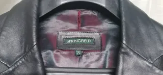 Chaqueta de piel tipo blazer Springfield