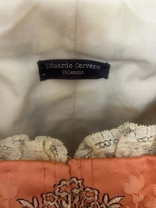 Traje Fallera Naranja niña-  Talla9/10/11 Años