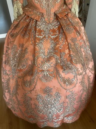 Traje Fallera Naranja niña-  Talla9/10/11 Años