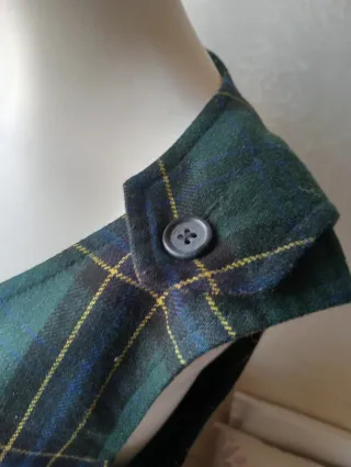 Vestito smanicato tartan - GB. Pedrini