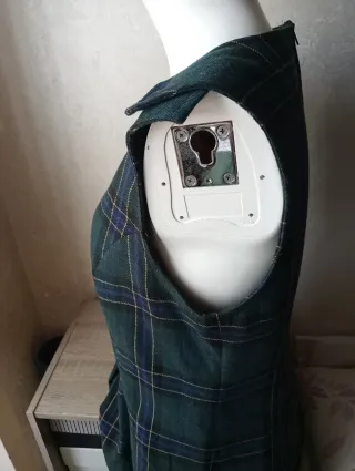 Vestito smanicato tartan - GB. Pedrini