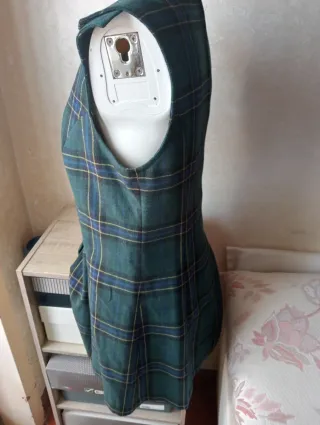 Vestito smanicato tartan - GB. Pedrini